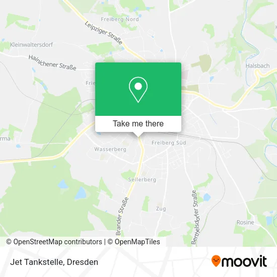 Карта Jet Tankstelle