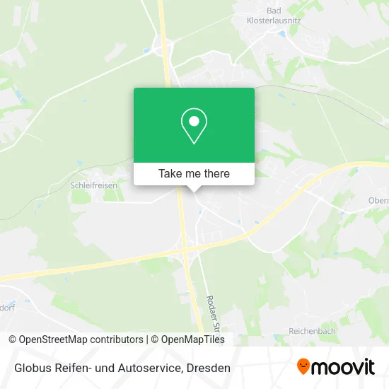 Карта Globus Reifen- und Autoservice