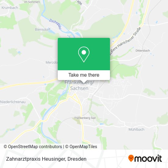 Карта Zahnarztpraxis Heusinger
