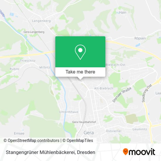Карта Stangengrüner Mühlenbäckerei