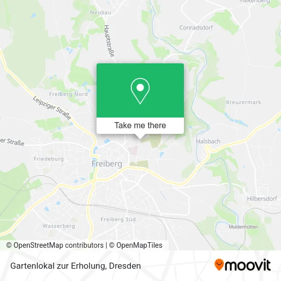 Карта Gartenlokal zur Erholung