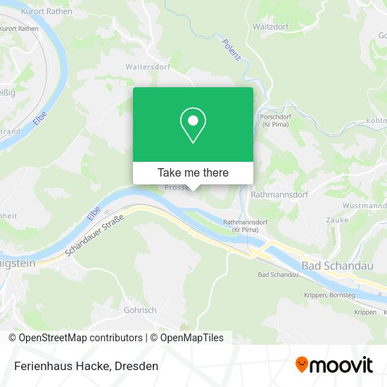 Карта Ferienhaus Hacke