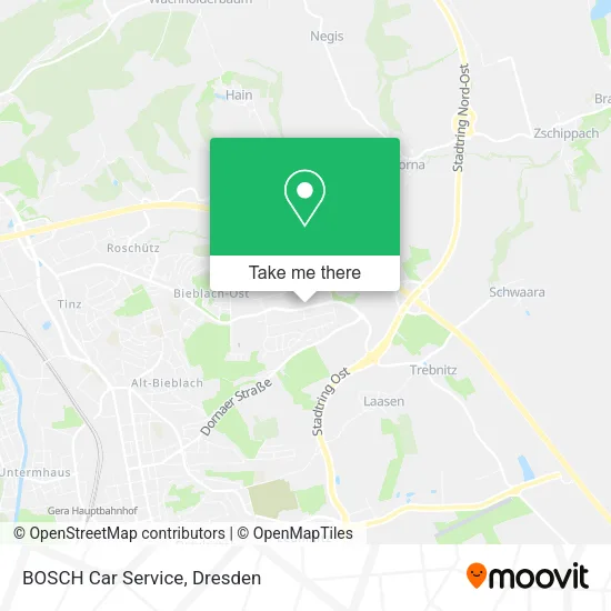 BOSCH Car Service map