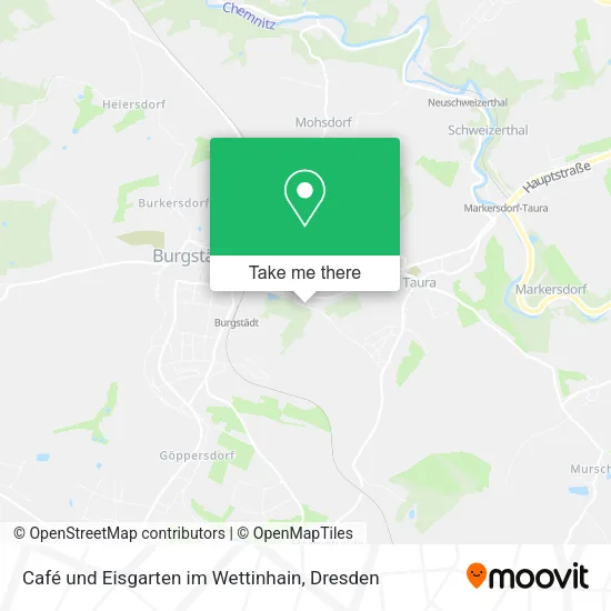 Карта Café und Eisgarten im Wettinhain