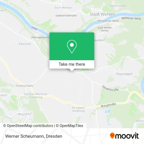 Карта Werner Scheumann