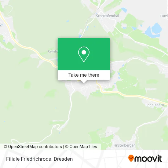 Filiale Friedrichroda map