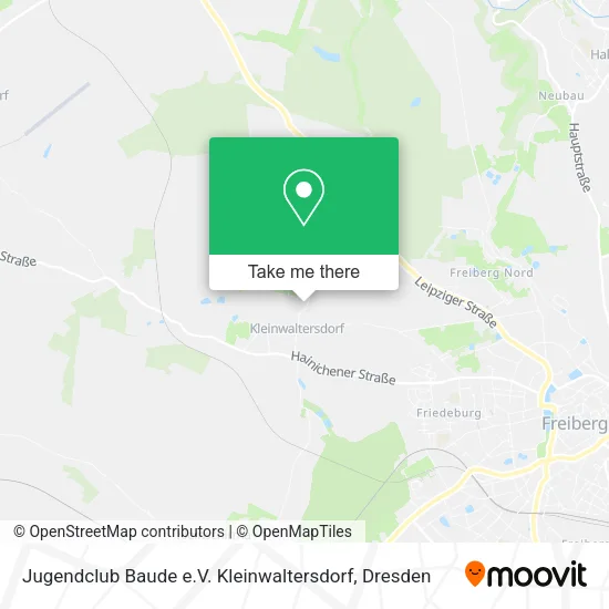 Карта Jugendclub Baude e.V. Kleinwaltersdorf