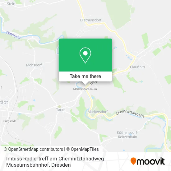 Карта Imbiss Radlertreff am Chemnitztalradweg Museumsbahnhof