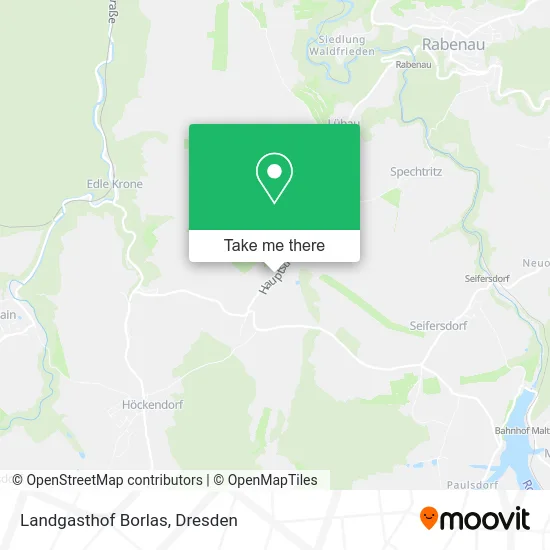 Карта Landgasthof Borlas