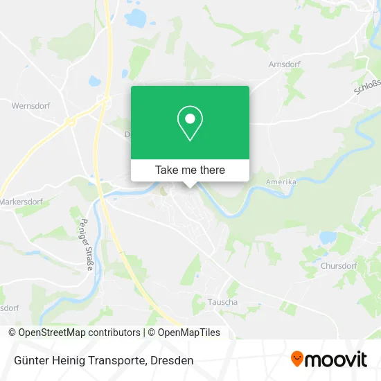 Карта Günter Heinig Transporte