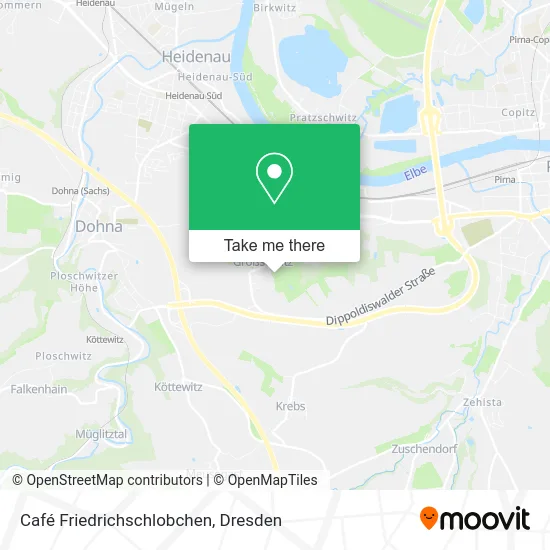 Café Friedrichschlobchen map