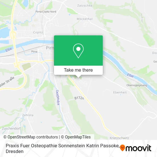 Praxis Fuer Osteopathie Sonnenstein Katrin Passoke map