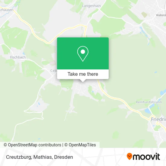 Карта Creutzburg, Mathias