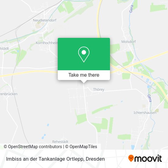 Карта Imbiss an der Tankanlage Ortlepp
