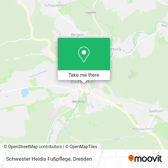 Карта Schwester Heidis Fußpflege