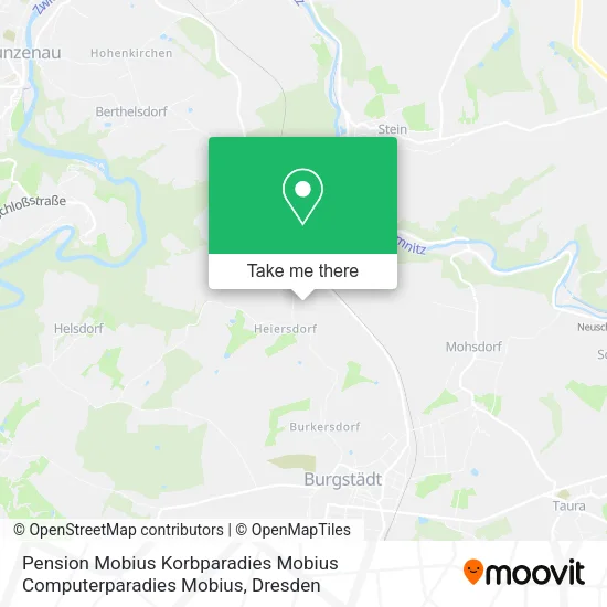 Карта Pension Mobius Korbparadies Mobius Computerparadies Mobius