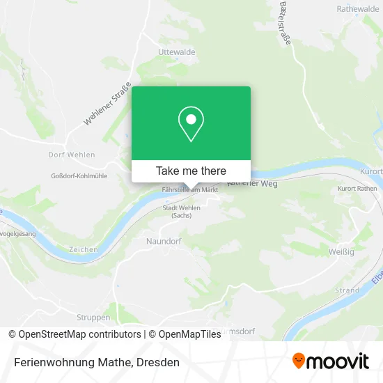 Карта Ferienwohnung Mathe
