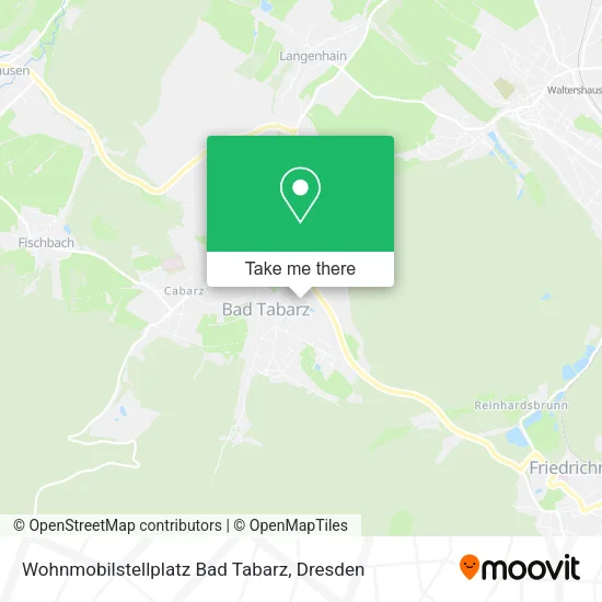 Карта Wohnmobilstellplatz Bad Tabarz
