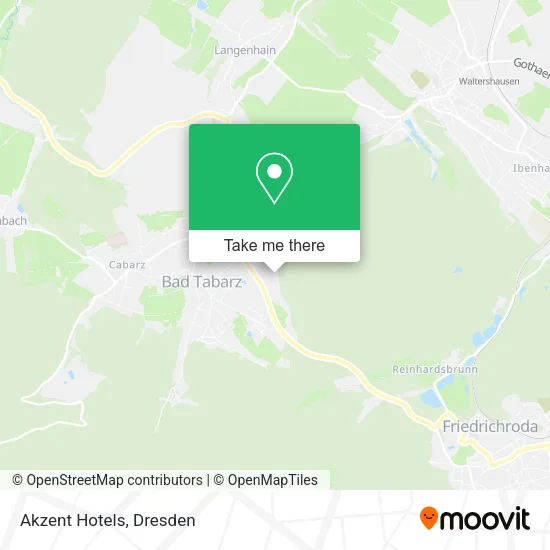 Akzent Hotels map