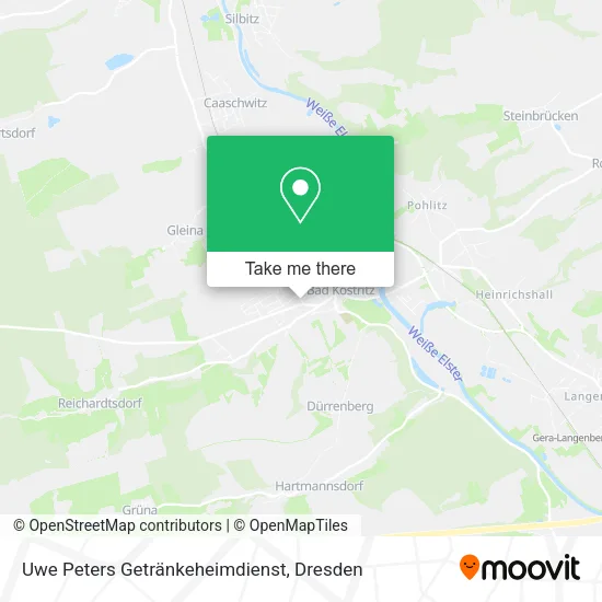 Карта Uwe Peters Getränkeheimdienst
