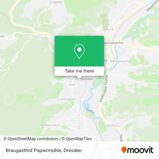 Карта Braugasthof Papiermühle
