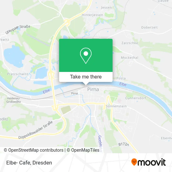 Карта Elbe- Cafe