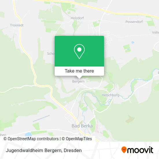 Карта Jugendwaldheim Bergern