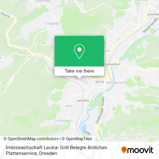 Imbisswirtschaft Leutra- Grill Belegte Brötchen Plattenservice map
