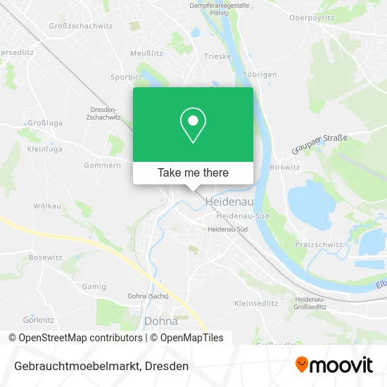 Карта Gebrauchtmoebelmarkt