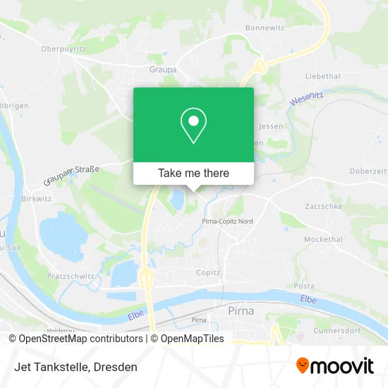 Карта Jet Tankstelle
