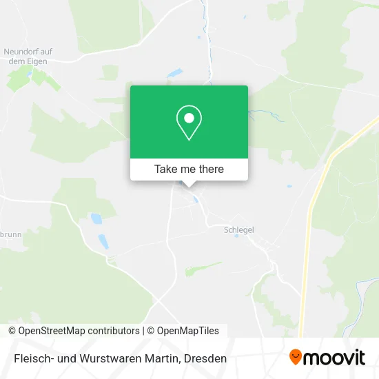 Карта Fleisch- und Wurstwaren Martin