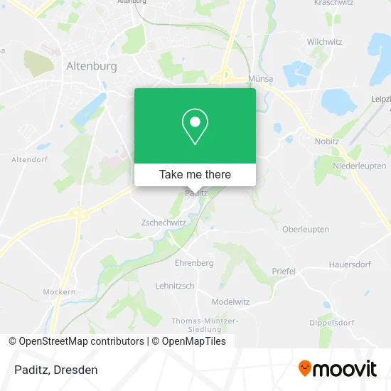 Карта Paditz