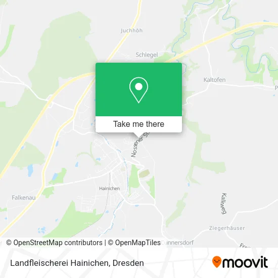 Карта Landfleischerei Hainichen
