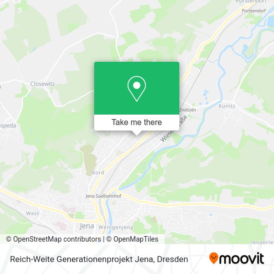 Карта Reich-Weite Generationenprojekt Jena