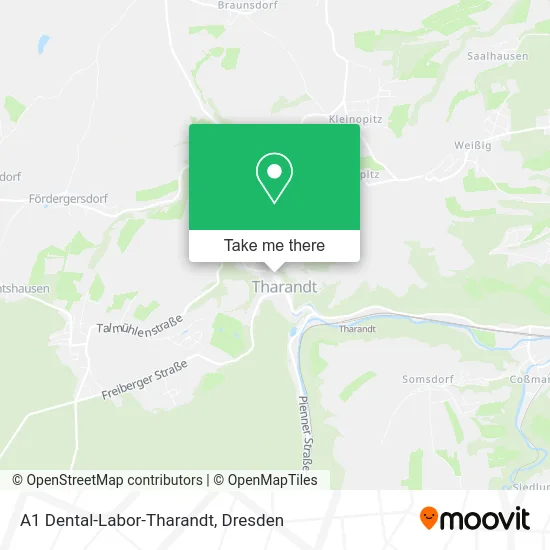 A1 Dental-Labor-Tharandt map