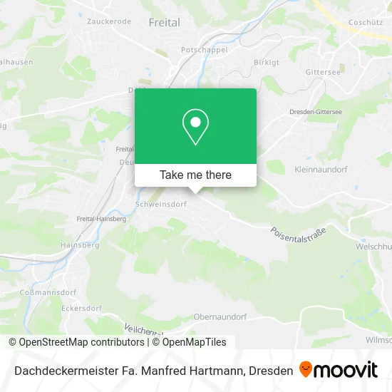 Карта Dachdeckermeister Fa. Manfred Hartmann