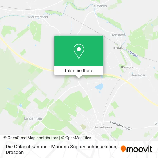 Карта Die Gulaschkanone - Marions Suppenschüsselchen