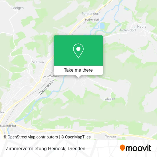 Zimmervermietung Heineck map