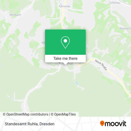 Карта Standesamt Ruhla