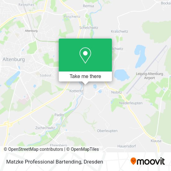 Карта Matzke Professional Bartending