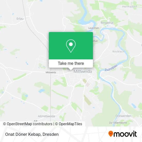 Карта Onat Döner Kebap