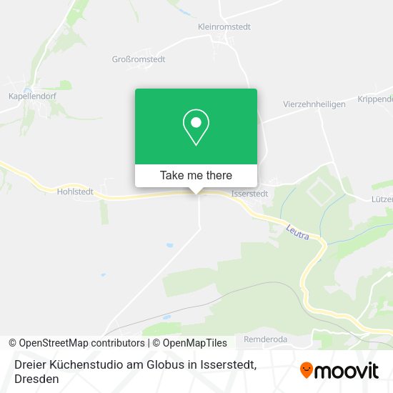 Карта Dreier Küchenstudio am Globus in Isserstedt