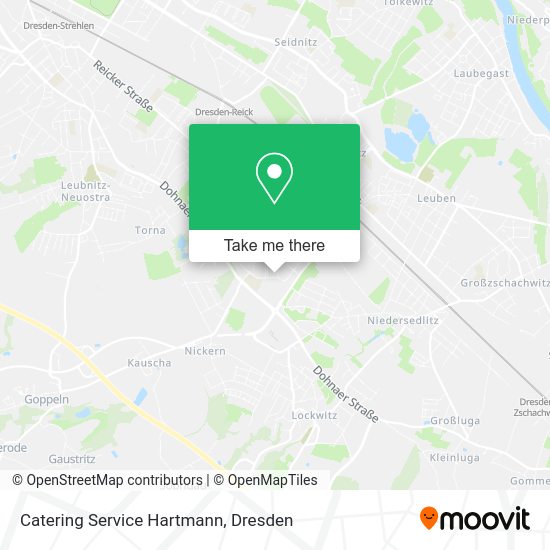 Карта Catering Service Hartmann