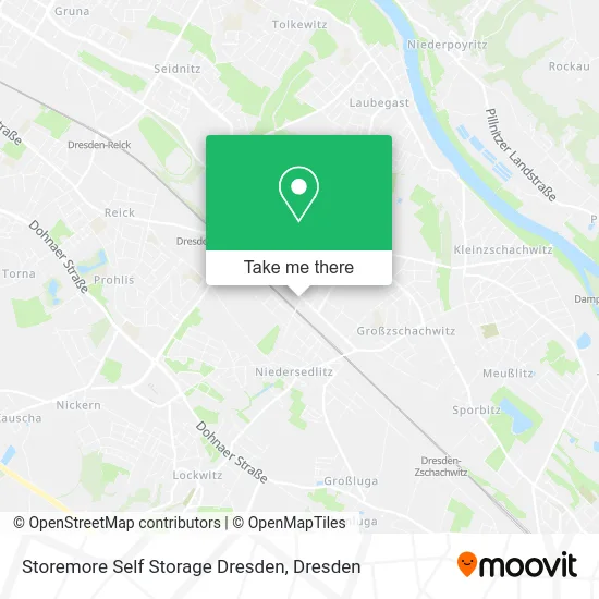 Карта Storemore Self Storage Dresden