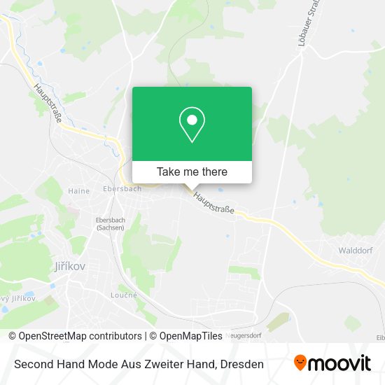 Карта Second Hand Mode Aus Zweiter Hand