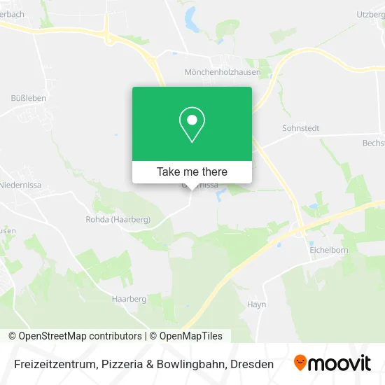 Карта Freizeitzentrum, Pizzeria & Bowlingbahn