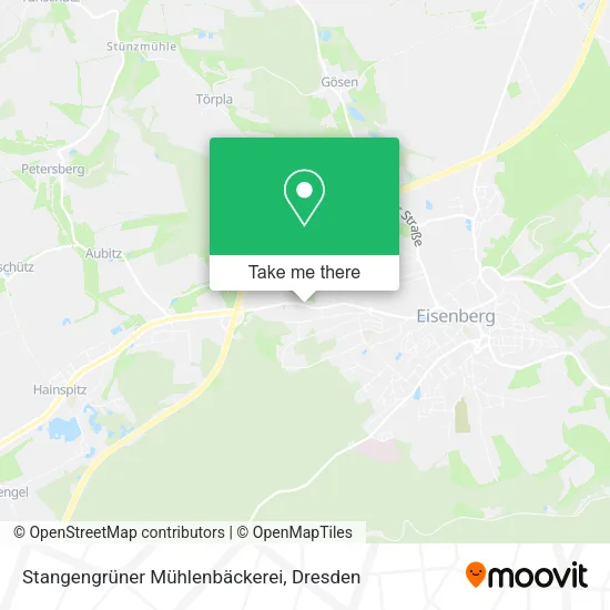 Карта Stangengrüner Mühlenbäckerei