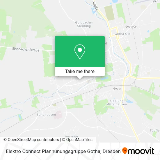 Карта Elektro Connect Plannunungsgruppe Gotha