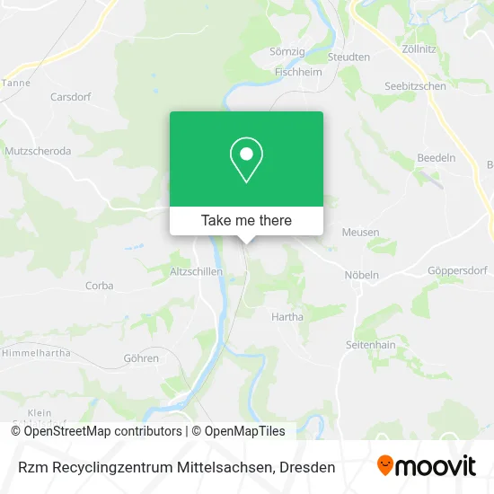 Rzm Recyclingzentrum Mittelsachsen map