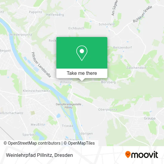 Карта Weinlehrpfad Pillnitz